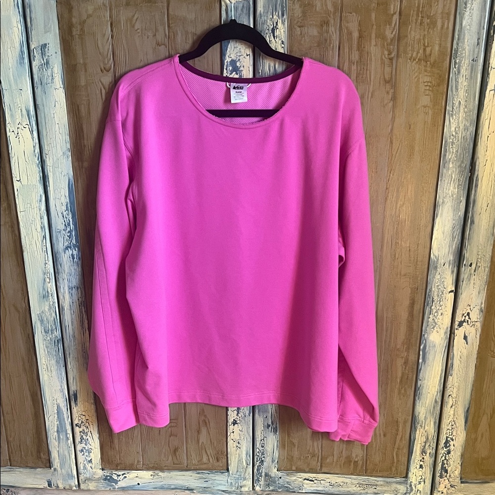 REI Women's Vibrant Pink Long Sleeve Tee